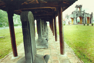 Le temple de la Littérature ou Van Mieu, Thua Thien Hue.