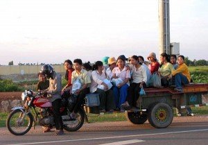 Deplacement en Bus au vietnam