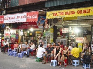 La rue des «Tây Ba Lo» Ta Hiên à Hanoi