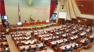 Réunion de l'Assemblée nationale du Laos