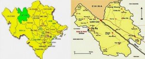 Carte Lao Cai Sapa Bac Ha