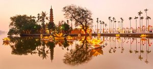 Visite pagode Tran Quoc