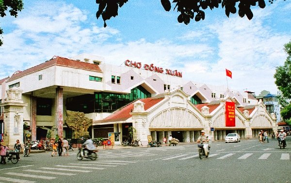 Marché de Dong Xuan Hanoi