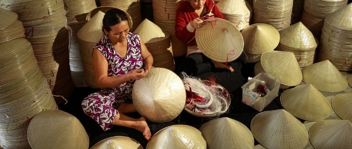 non la - chapeau conique vietnamien - voyage culturel vietnam