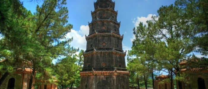 pagode de la dame céleste  - la ville Hue