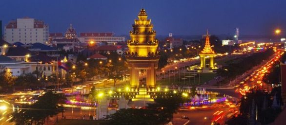 Agence de voyage cambodgienne à Phnom Penh